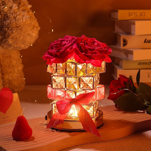 520 Gift Rose Cube Atmosphere Table Lamp - HD Wireless Product #1