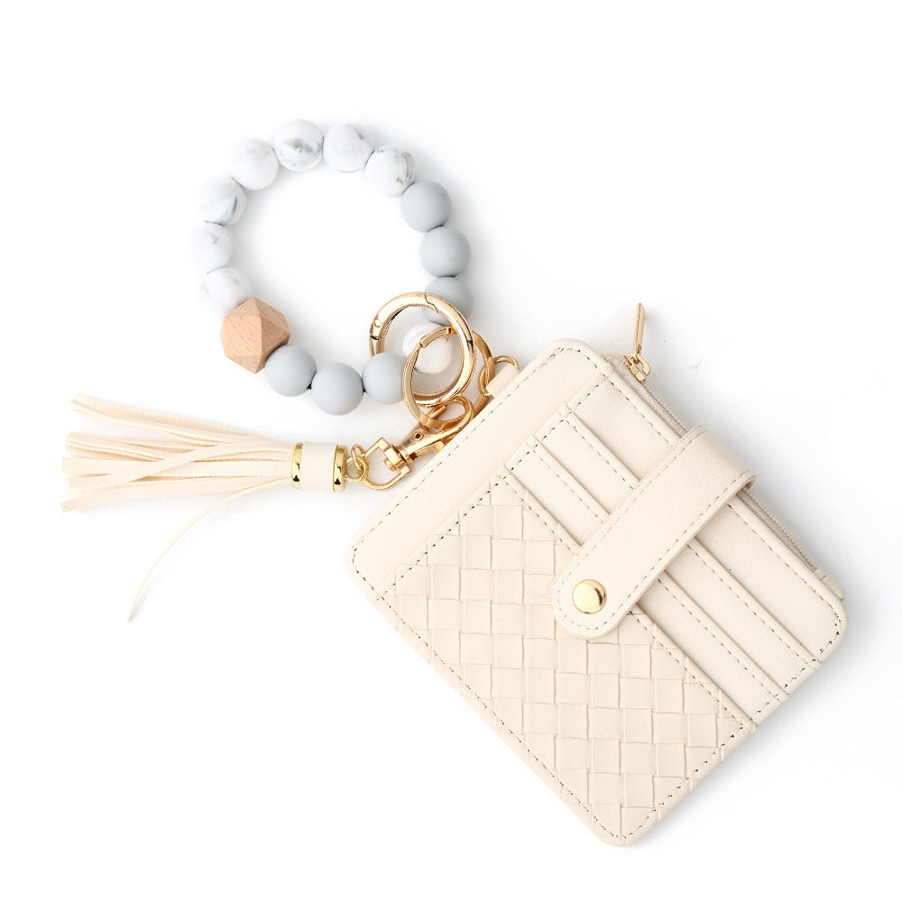 European And American Silicone Beads Wrist Multi-layer Large-capacity Coin Purse 6cb43498 5c62 4443 83b4 e5367dd820e3