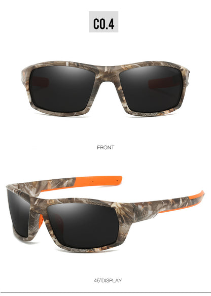 Polarized Box Camouflage Tactical Glasses For Male And Female Cycling Sports