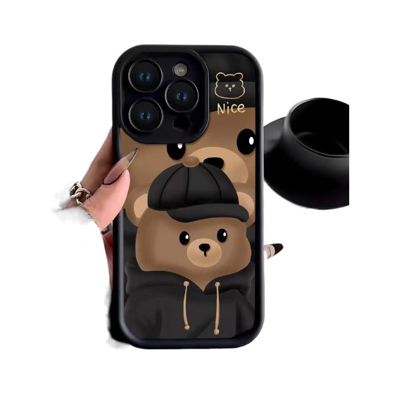Cool Cute Bear Phone Case Cute Personality 6ccdd05b ce16 4db5 ad2e 043503ac9625