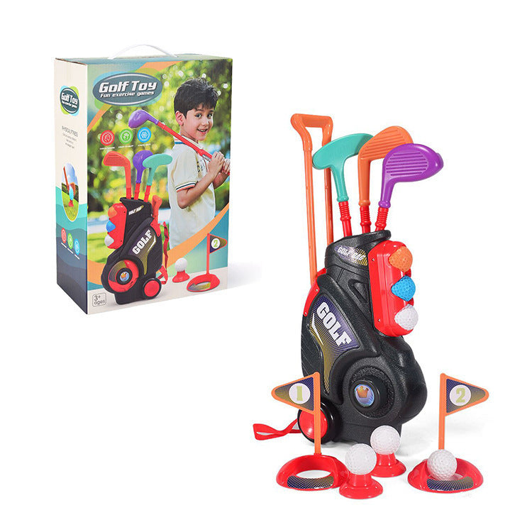 Children's Trolley Box Golf Toy Club Suit Educational Indoor Outdoor Sports Game 6cd4a099 8d30 4cab b1b7 71774be48642
