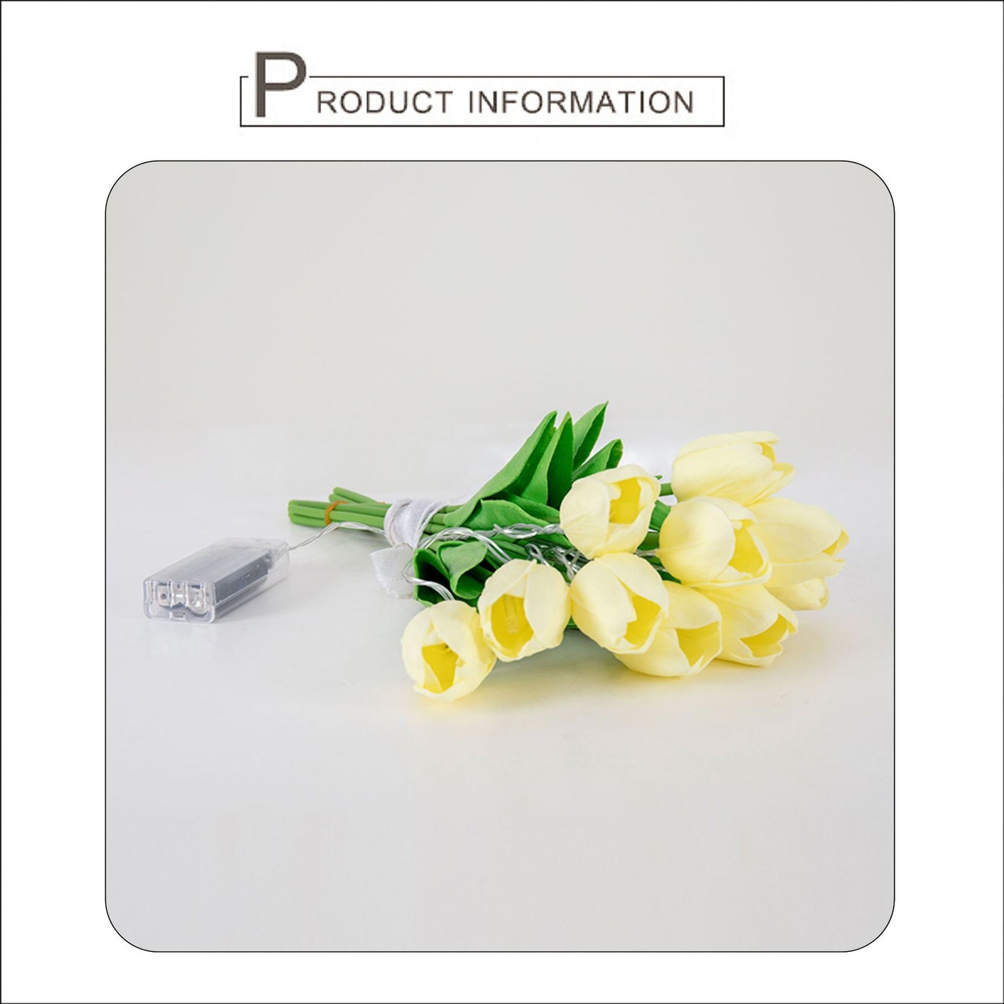 Led Lighting Chain Simulation Tulip Bridal Bouquet 6cd604c6 b26a 41b2 9282 f6533a4983ac