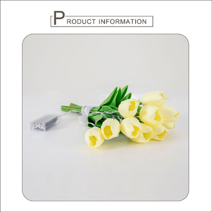 Led Lighting Chain Simulation Tulip Bridal Bouquet 6cd604c6 b26a 41b2 9282 f6533a4983ac