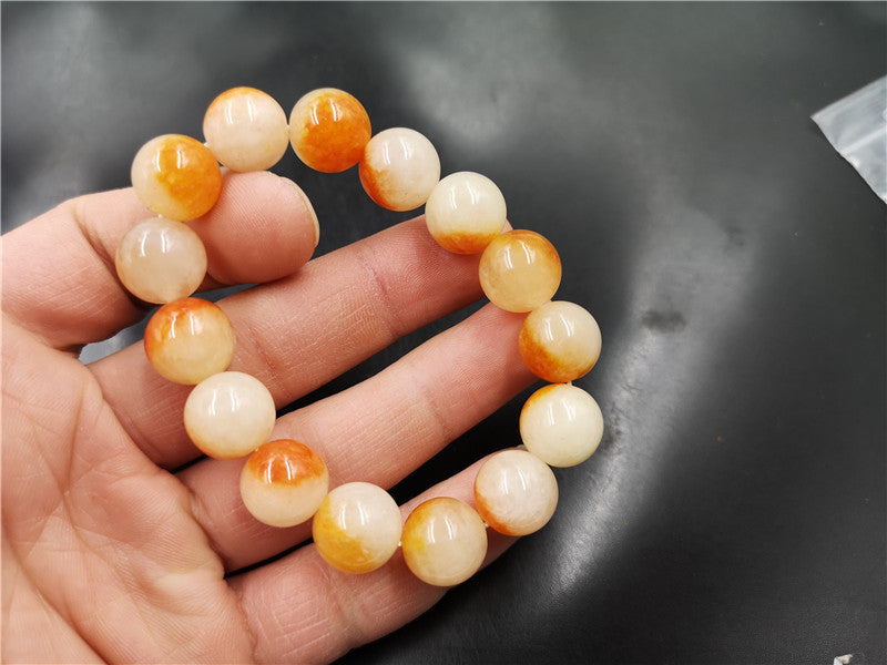 Colorful Floating Flowers Jade Ball Bracelet 6cea4578 42e4 410b 85aa bc076716bb6b