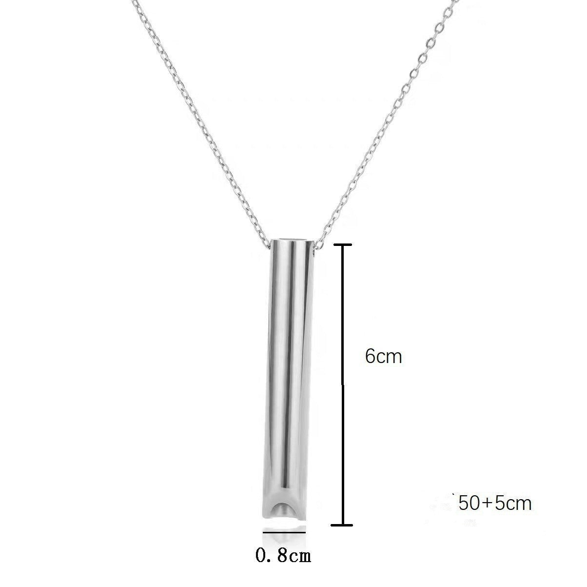 Whistle Necklace Titanium Steel Ornament 6cf2a5b8 fc8a 431d ad58 9625f21af544