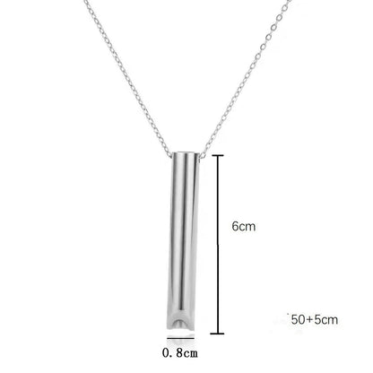 Whistle Necklace Titanium Steel Ornament 6cf2a5b8 fc8a 431d ad58 9625f21af544
