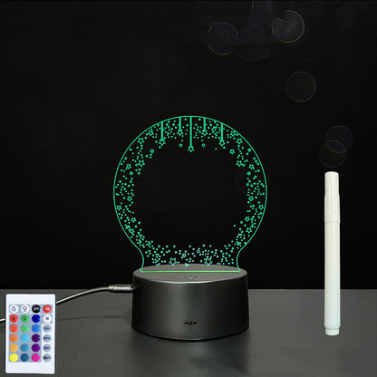 3D Acrylic Board Handwriting Message Board LED Light - HD Wireless Product #53