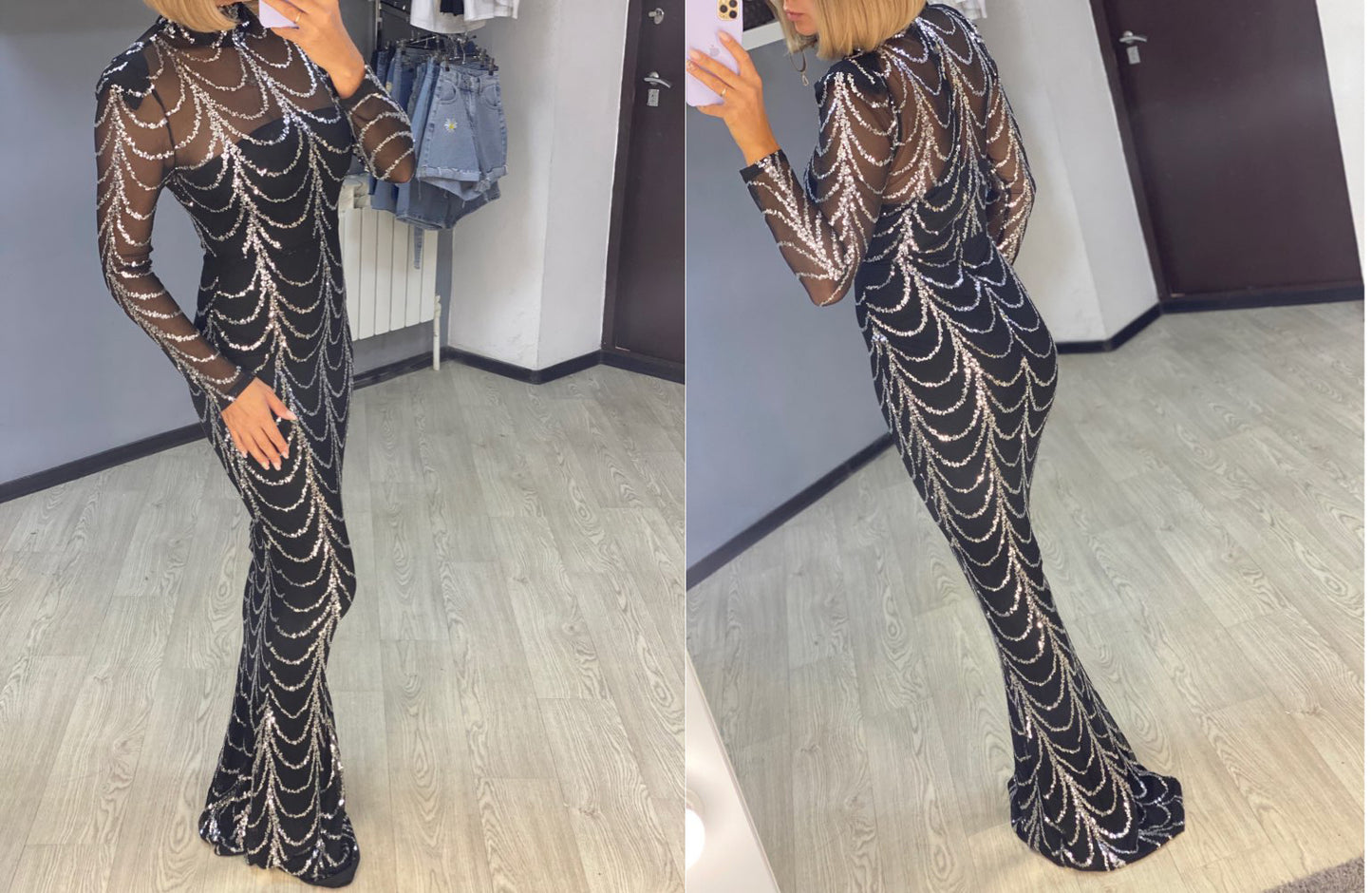 Sequins Women Maxi Dresses Long Sleeve Female Party Dresses 6cfe5ec0 a590 44cc a2f9 57d9a9cdb03d