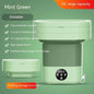 Plastic Folding Washing Machine Automatic Washing Underwear Panty Socks Baby Pet Clothes Dormitory Washing Integrated 6cff9b0