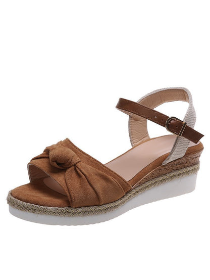 New Sandals Women's Bow Rope Bottom Lightweight Casual Women's Shoes Peep Toe Platform Sandals 6d16cab7 0316 4fae a6bd d1cb04