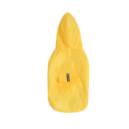 Reflective Large Dog Clothes Windproof When Going Out Hooded Raincoat 6d231d95 0065 46c7 afc4 c2fa60ec3466