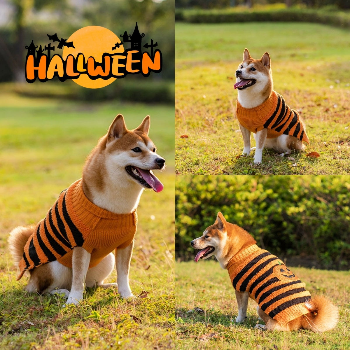 Halloween Dog Sweaters Pet Costume Teddy Warm Leisure Sweater Cosplay Clothes For Dogs Pets Outfits 6d281cbb 487e 43fb bf95 f