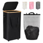 Oxford Cloth Dirty Clothes Folding Dirty Clothes Basket Dustproof With Cover Storage Basket