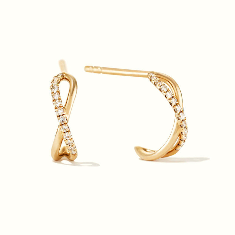 Women's Sterling Silver Needle Fashion Bowknot Stud Earrings 6d2d56e1 a425 4222 8bb0 6cc8af06e009