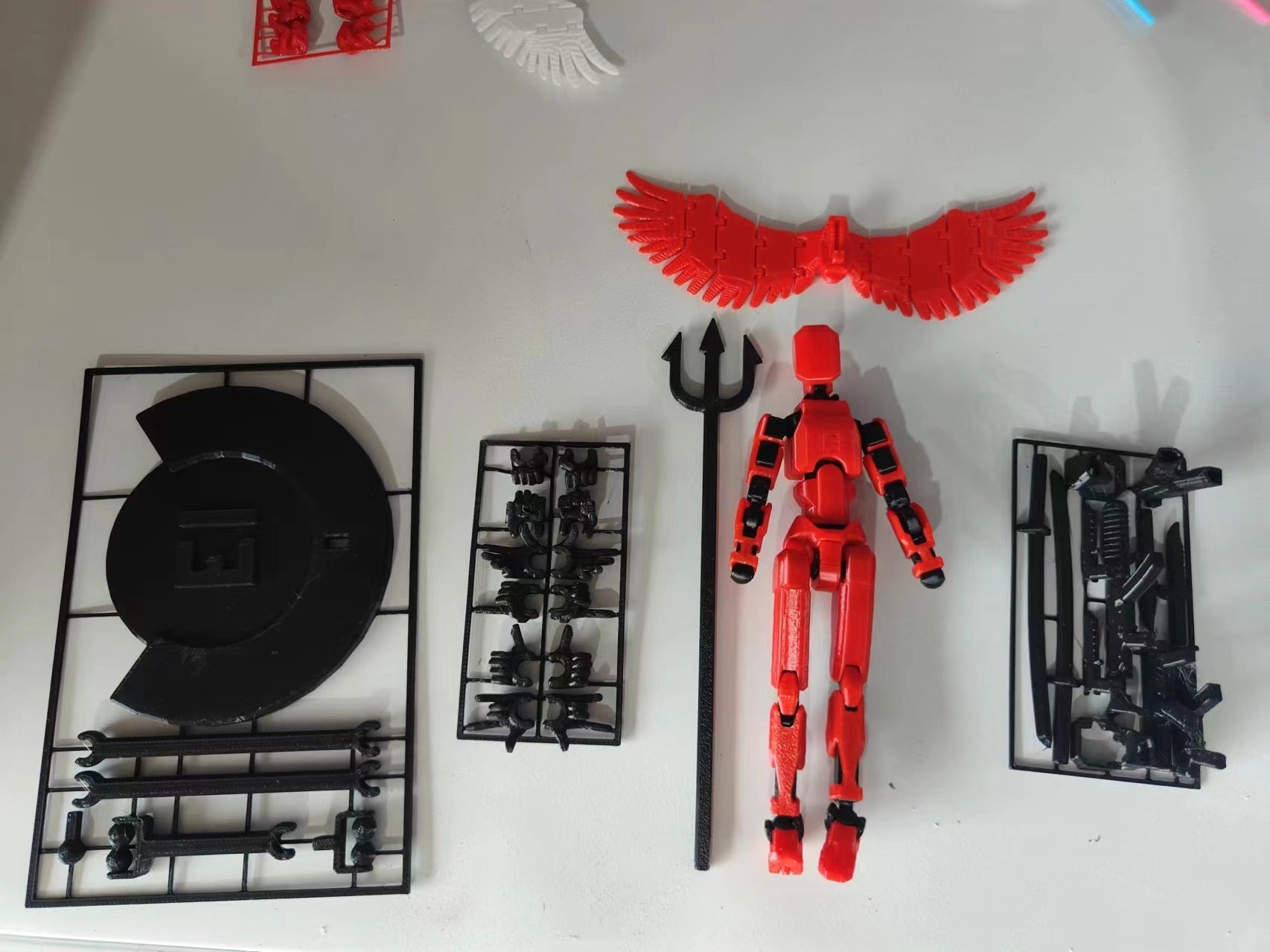 Lucky Puppet Joint Movable 3D Printing Doll Angel Toy 6d498e74 d0c3 459e ba4c a17f638dc1dc