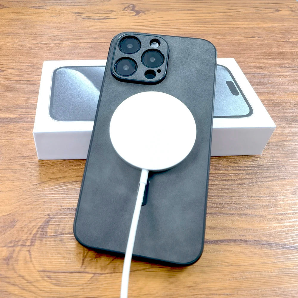 Magnetic Sheepskin Pattern Mobile Phone Protective Case 6d50846f bd0d 4324 b340 beb254e81ec0