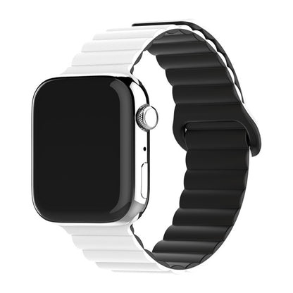 Two-color Silicone Magnetic Back Ring Buckle Watch Band 6d58b5c1 f2f6 49fa 94f1 9193740ac6b3
