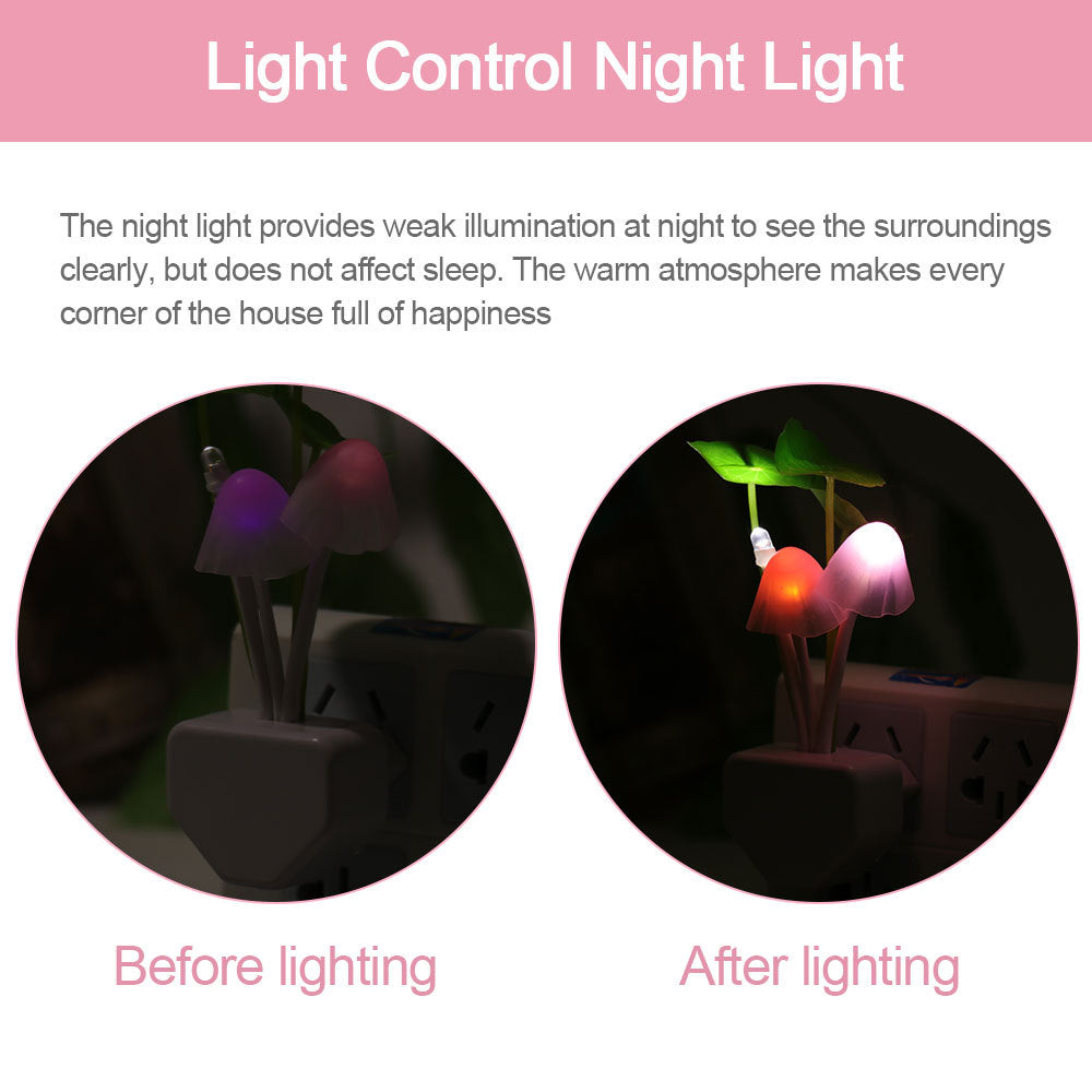 Color LED Mushroom Light, 3 Colors, With Sensor, Novelty, 220v 6d69b3c4 8bc0 4889 8511 8de759a0e74b