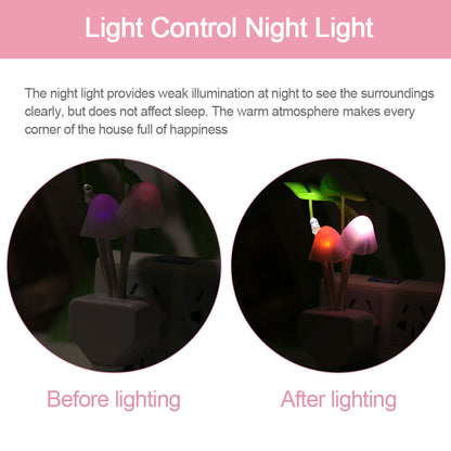 Color LED Mushroom Light, 3 Colors, With Sensor, Novelty, 220v 6d69b3c4 8bc0 4889 8511 8de759a0e74b