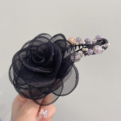 Temperament On The Back Women With Flowers Around The Bead Hairpin 6d896eb1 6dcd 4a77 b666 7b4bdd837fb8