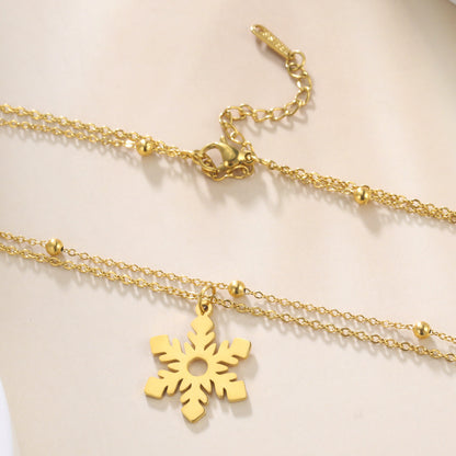 Fashion Sweet Elegance Exquisite Stainless Steel Titanium Steel Necklace 6db4e9b8 bb45 4c21 b561 eac84d98f84a