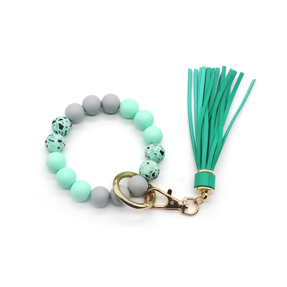 Tassel Camouflage Silicone Beads Bracelet Keychain 6dbf3b0a 4810 4c7f 8ea0 bc2e6d430e23