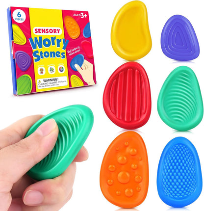 Children's Sensory Stone Texture Soft Worry Stone Children Decompression Toy 6dc2277c 08ab 408e 8814 54039859c049