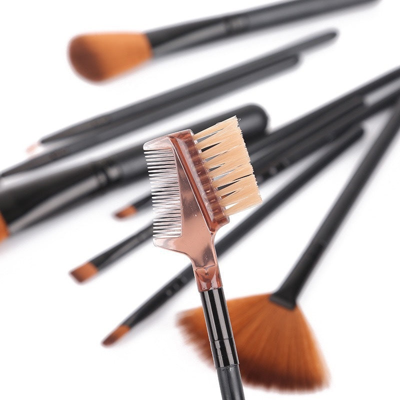 12pcs Makeup Brush Set Blush Eyeshadow Eyelash Highlighter Makeup Brush - HD Wireless Product #5