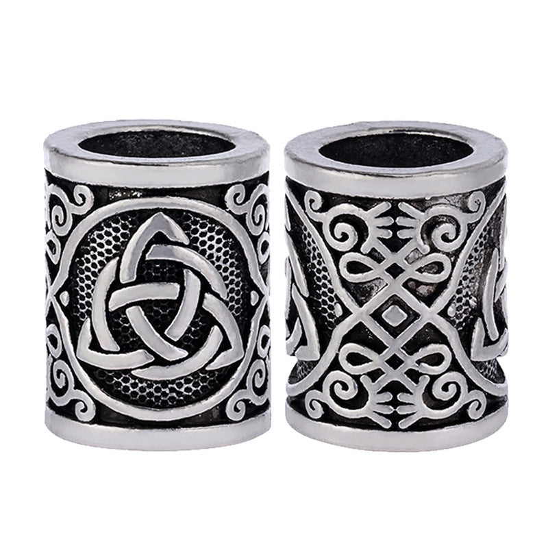 Celtic Knot Large Aperture Antique Silver Hair Jewelry Beads 6dcf4db5 d162 460e 90b7 b0126502f316