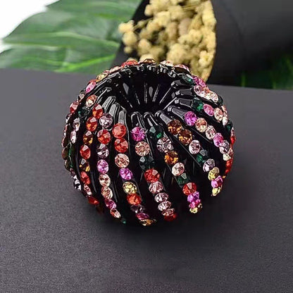 Korean Rhinestone Bird's Nest Pill Head Coiler 6ded08ed 79a0 4b9c b4da 7a7af38190aa
