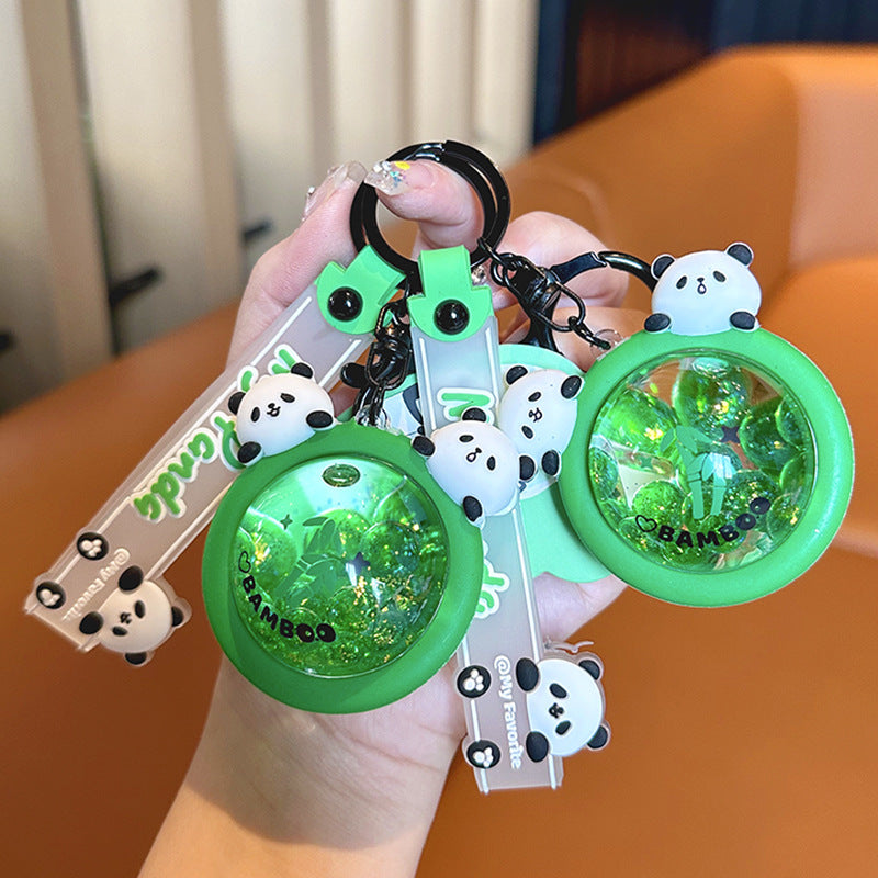 Decompression Keychain Female Exquisite Cure Small Pendant 6dee4090 d1ae 4c68 9985 0bf0a35fe740