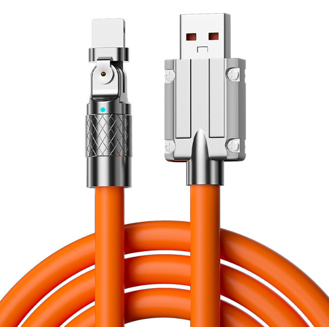 Mobile Game Rotating Elbow Data Super Fast Charge Charging Cable - 图片 17