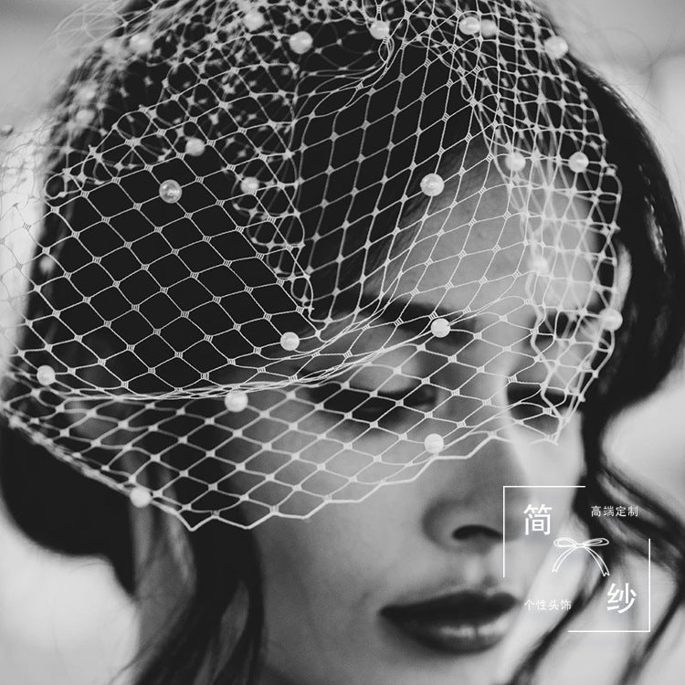 Europe, America, Japan And South Korea Pearl Veil Bride