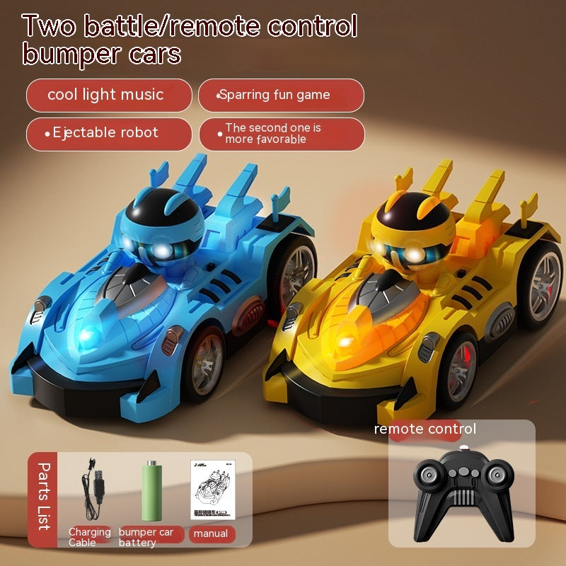 Light Cartoon Remote Control Bumper Car Double Battle Toy 6e153b85 042b 4acd a5d2 433764fee8ea trans