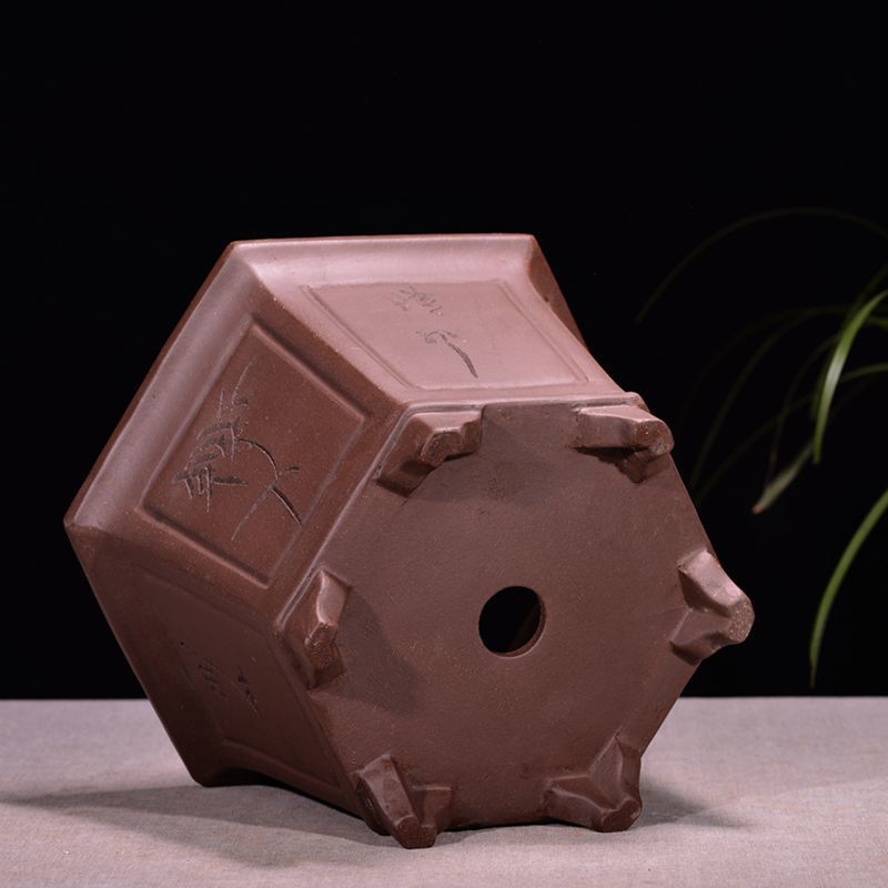 Purple Sand Flowerpot Breathable Bonsai Pot Orchid Pots Banyan Potted Green Radish 6e1ab73b 84f7 4d45 aa65 3e1a417b8398