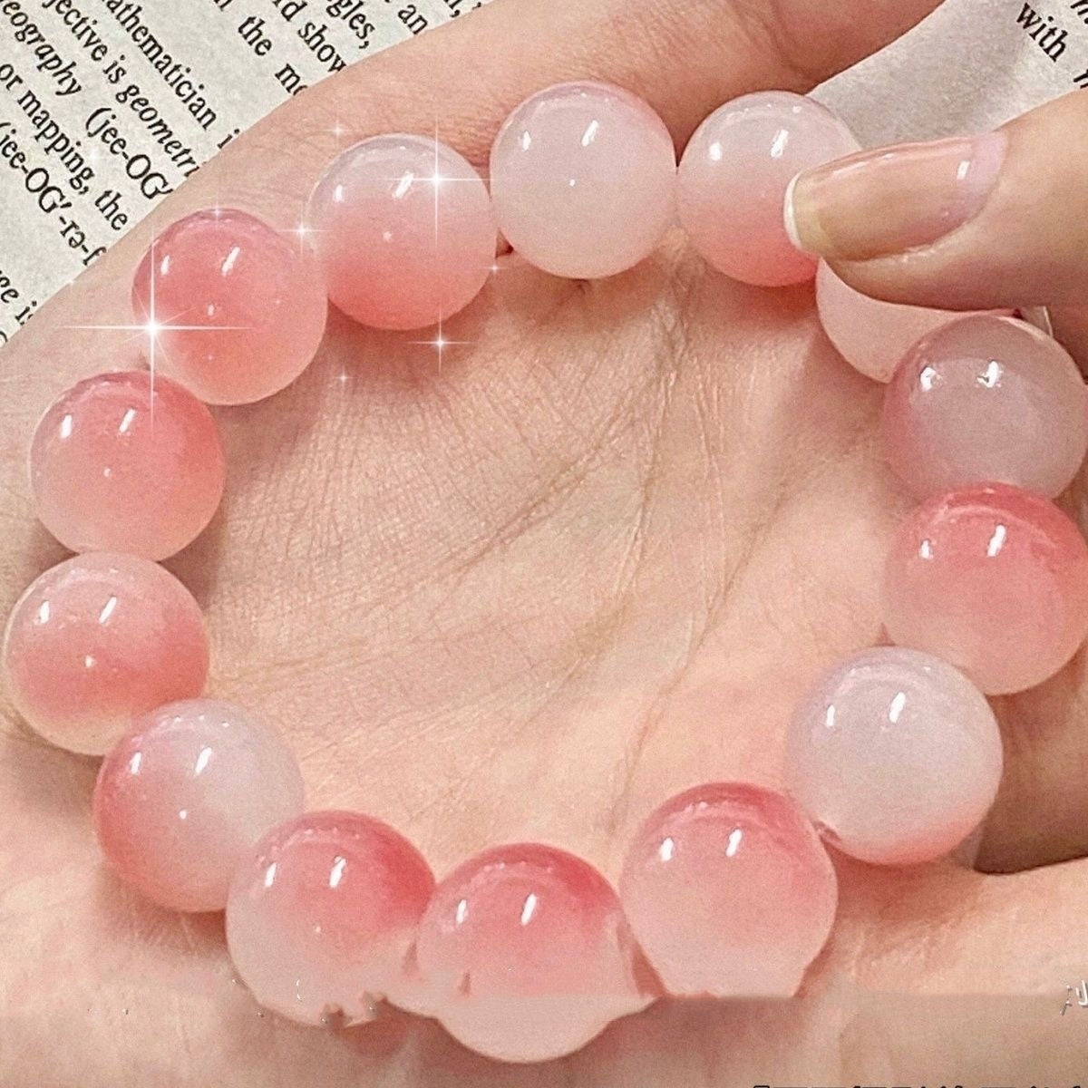 Ice-permeable Gradient Two-color Pliable Temperament Bracelet 6e28b1db 1184 41a8 912d d28997bb342a