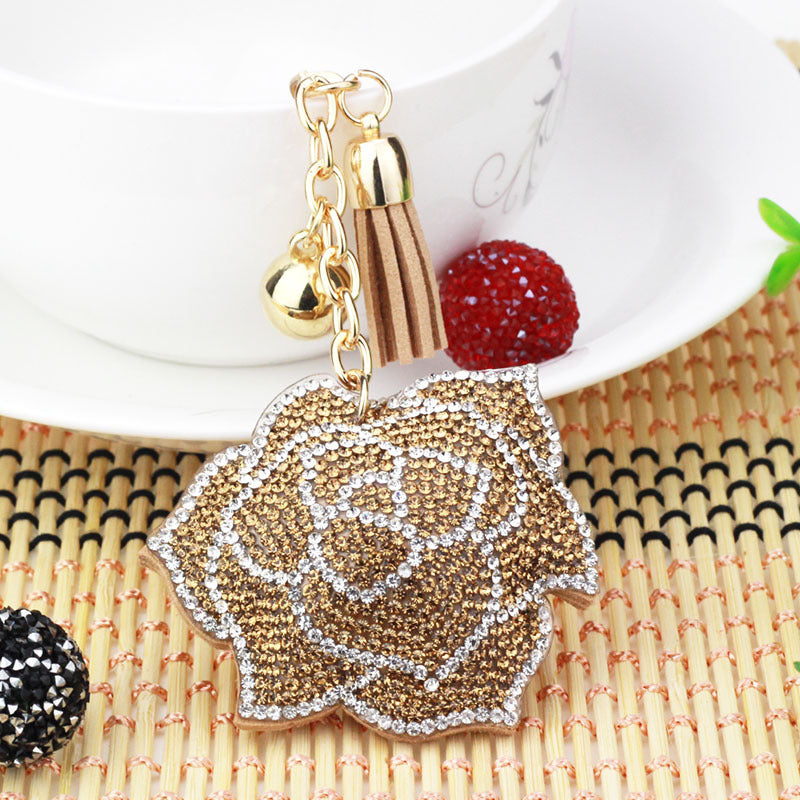 Women's Multi-color Rose Diamond Fashion Keychain 6e2f9b81 7dca 46ad b8a4 ef7254360aed