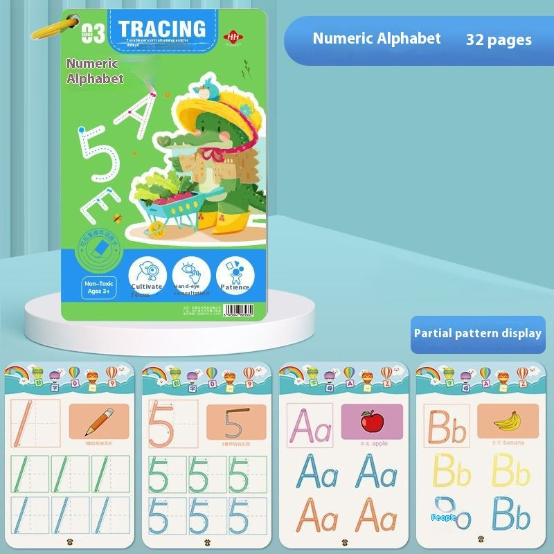 Children's Pen Control Training Copybook Stroke Drawing Point Line Picture Book Potential Development Cards 6e2fdfd2 81dd 4a8