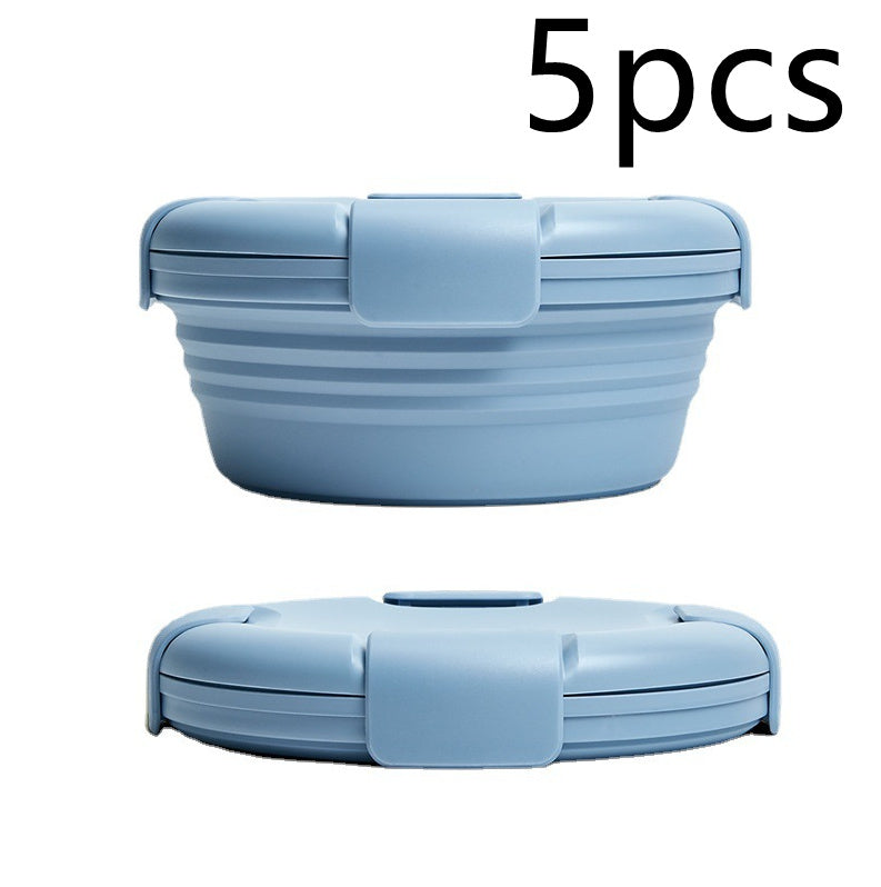 Outdoor Picnic Silicone Folding Lunch Box 6e425bcd d3b8 4c7a bc88 eb38ffd12876