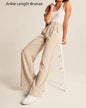 High Waist Wide Leg Pants Versatile Belt 6e4baebe 52f0 479e 9a28 9957c428c792