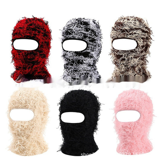 Colorful High Street Hip Hop Street Personality Knit Hat Unisex Warm Mask Hat 6e4e0919 121a 4ecd 8109 3a7f07de3e1b fine
