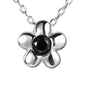 Flower Inlaid Black Diamond Necklace Pendant 6e4e46c6 e616 4928 a331 7d01725e3fb7