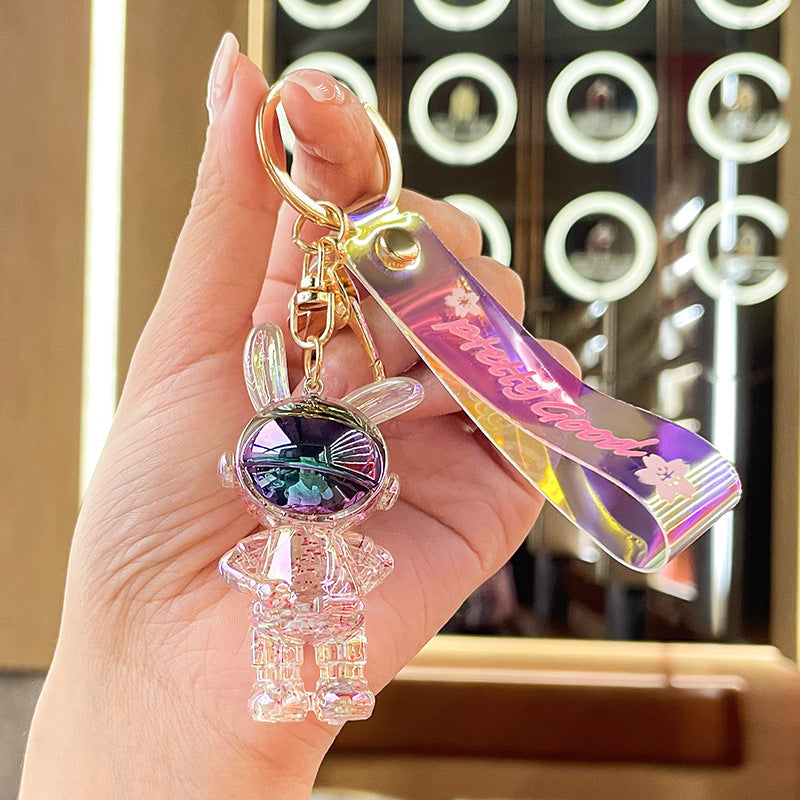Crystal Astronaut Mask Rabbit Keychain 6e5f4cf0 10c9 47b0 8f2c 62dba5c56455