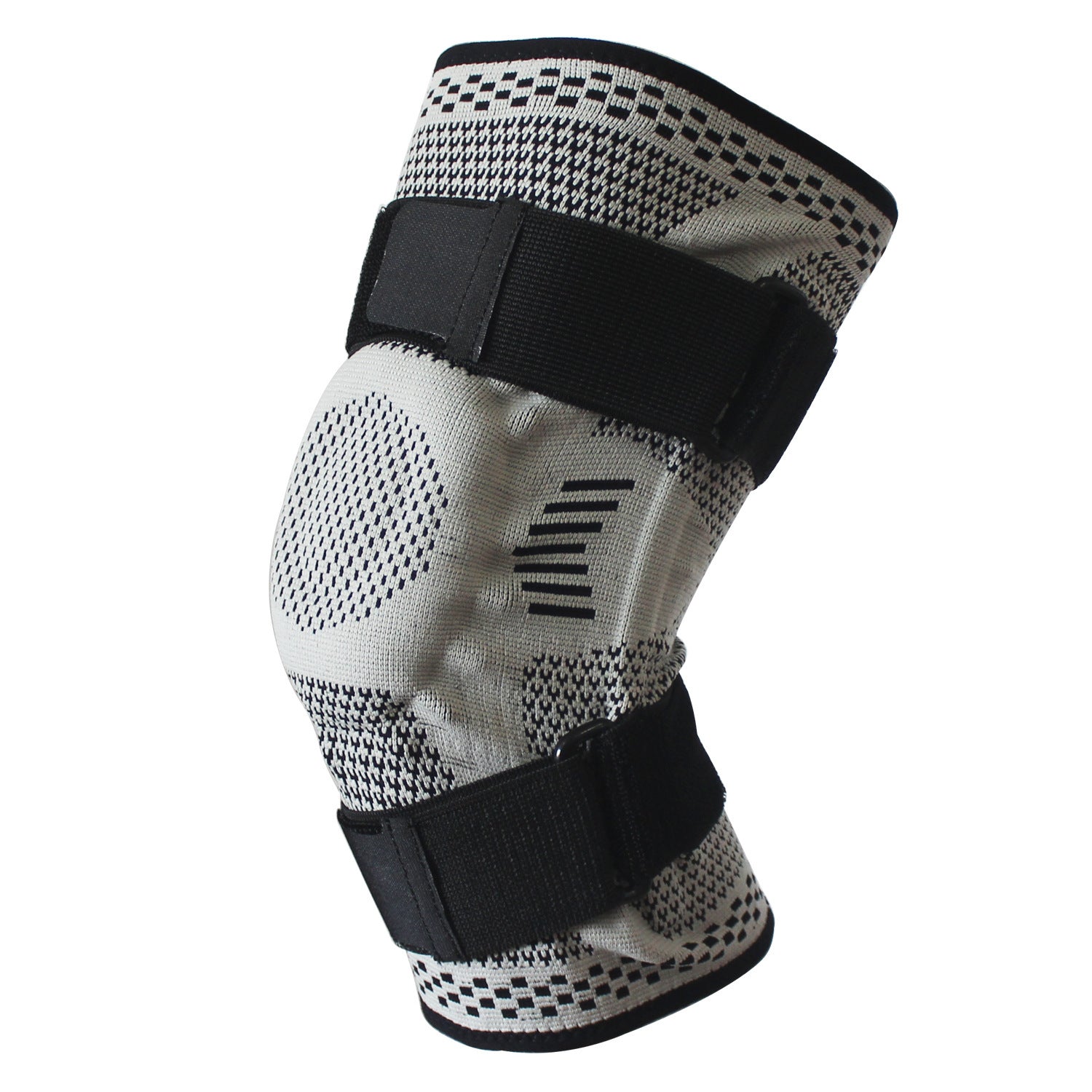 Knitted Breathable Silicone Strap Compression Sports Knee Leg Guards 6e63b637 adaa 49c3 bb7c a1fd3edbd5dc
