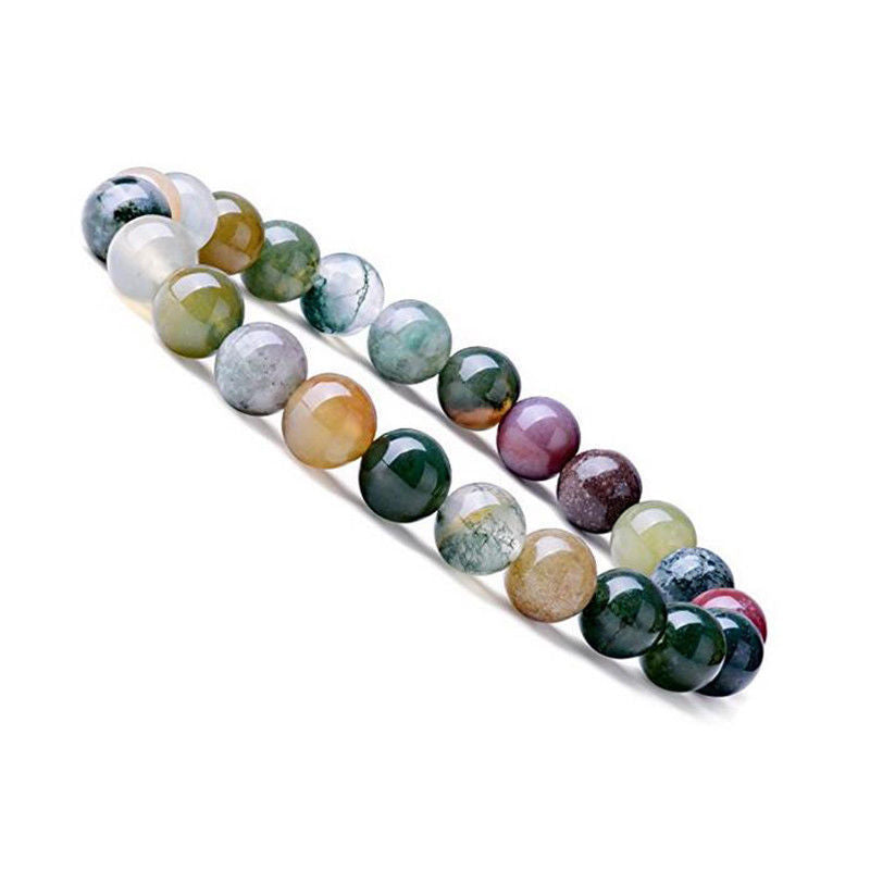 Europe And America Natural Agate Bead Bracelet 6e687d55 5e9b 4846 a09b 92cc780b836e