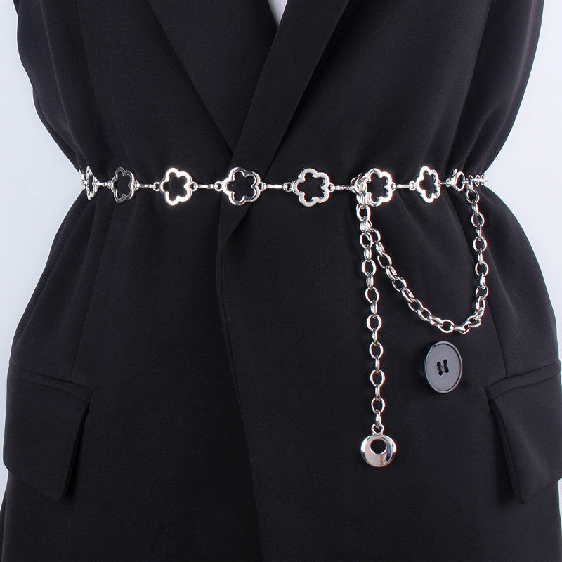 Metal Waist Chain Accessories Flower Thin Belt 6e7a4950 5a45 4f7a 80d4 b29e1d63a41a 0d5da64a b412 4264 9b05 358d07173302