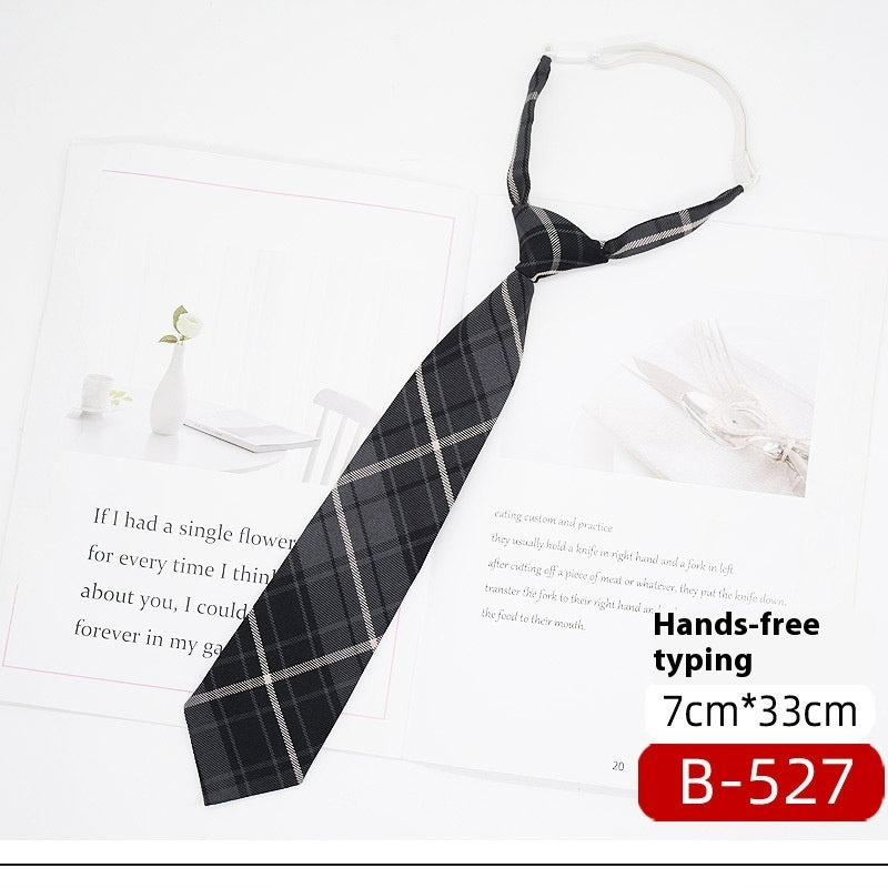 JK Tie Black Gray Plaid Striped Girl Bow 6e7b36cb b3be 4f9a 9fbd 417ed0329548 trans
