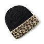 Beanie Women's Warm Leopard Print Knitted Hat Winter 6e822dc7 ae55 4ae0 8f1c bf9ea4601d20