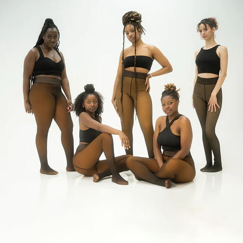 Seamless Knitted Leggings Women's Transparent Plus Size One-piece Trousers 6e842043 8d0d 4374 8f5f 35503ab46368