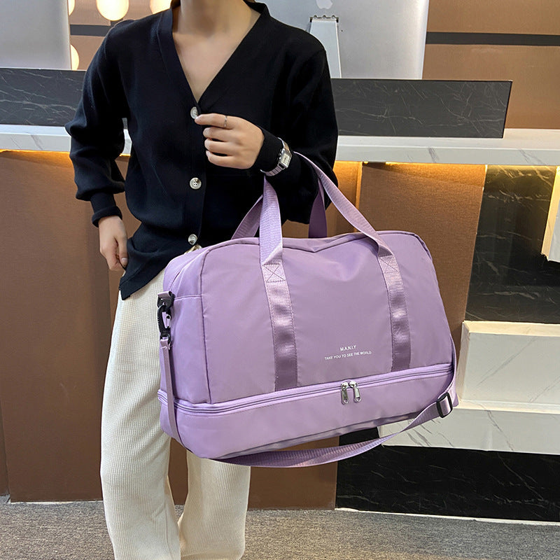 Large Capacity Travel Bag Short Business Trip Tote Bag Lightweight Luggage Bag 6e8c6c81 b9c1 469e bb22 43507efbbdd7